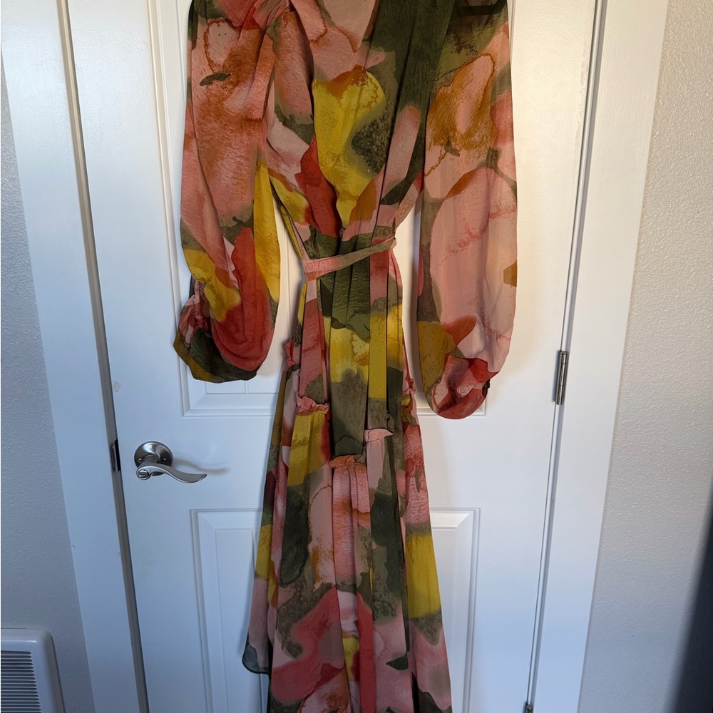 Hutch Vibrant Floral High Low Dress - Picture 3 of 4